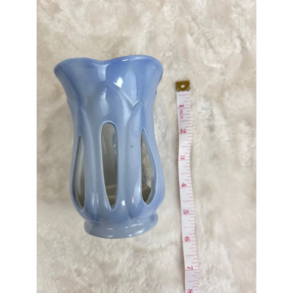 Vintage‎ Ceramic Votive Candle Holder. 1981 Tulip Design